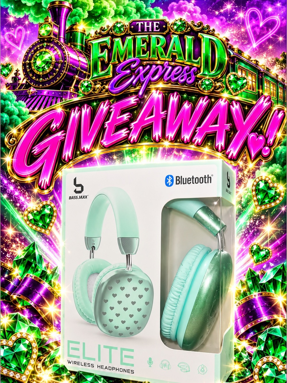 The Emerald Express Bluetooth Headphones Giveaway